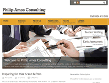 Tablet Screenshot of amosconsulting.com.au